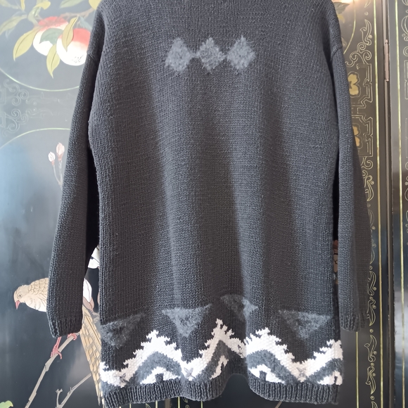 Marisa Christina Gray Knit Sweater - Picture 5 of 10